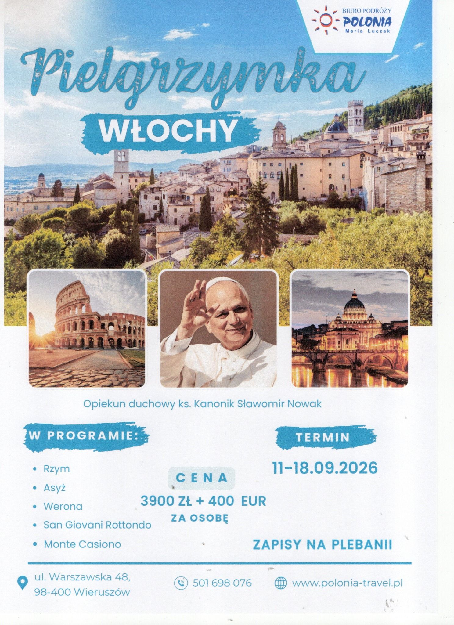 Zapraszamy na pielgrzymkę