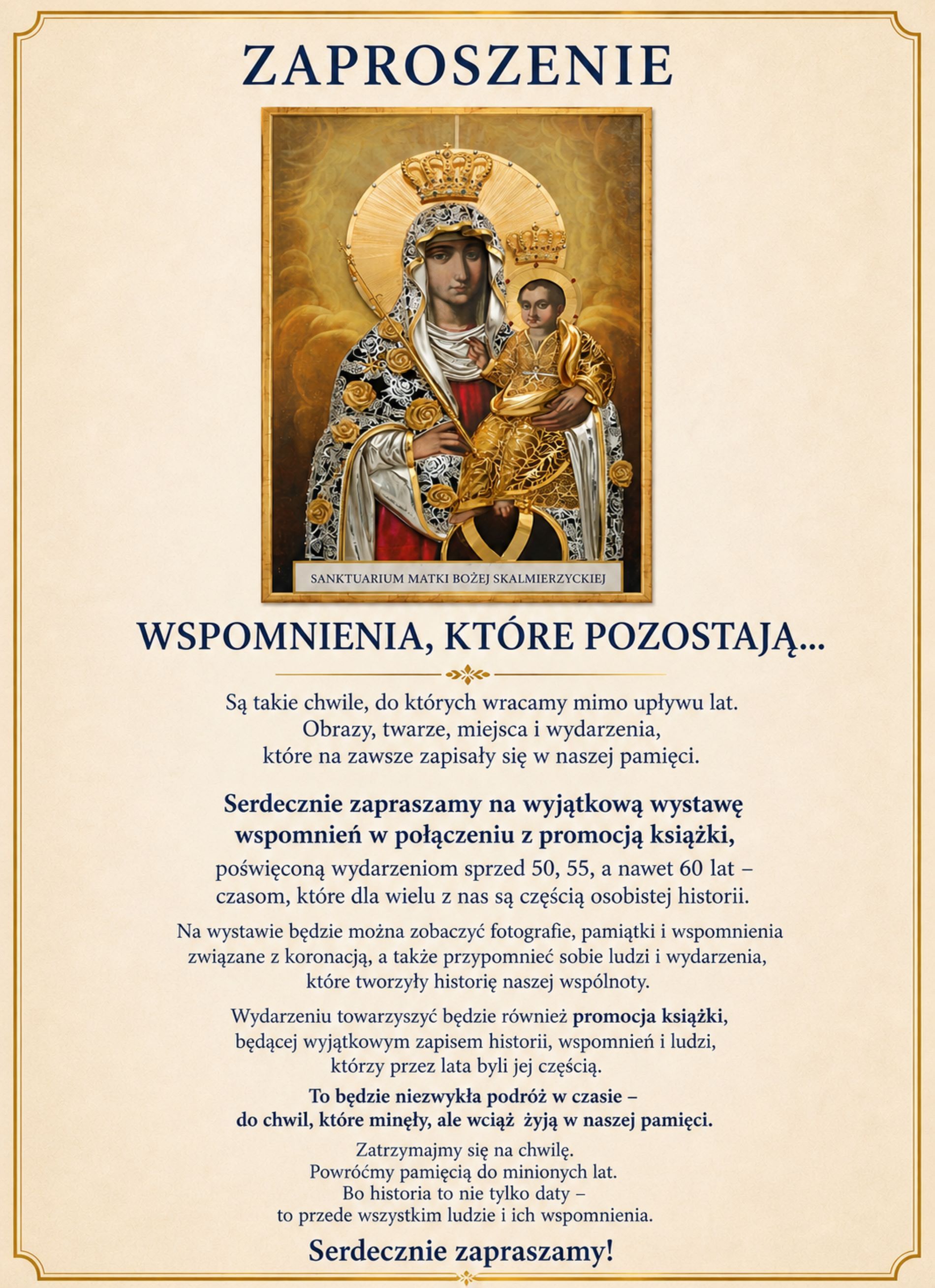 ZAPRASZAMY  WYSTAWA POŁĄCZONA Z PROMOCJĄ KSIĄŻKI .